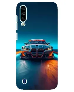 Чехол для ZTE Blade A7 (2020) с картинкой «BMW — огни неона»