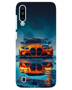 Чехол для ZTE Blade A7 (2020) с картинкой «BMW — золотая эмблема»