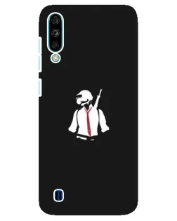 Чехол для ZTE Blade A7 (2020) с картинкой «PUBG — силуэт воина»