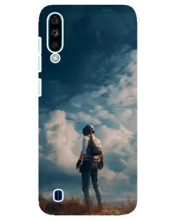 Чехол для ZTE Blade A7 (2020) с картинкой «Герой PUBG на скале»
