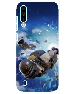 Чехол для ZTE Blade A7 (2020) с картинкой «Десант PUBG — прыжок»
