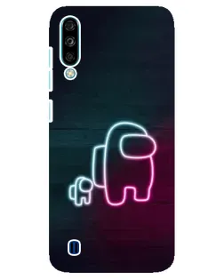 Чехол для ZTE Blade A7 (2020) с картинкой «Among Us неон-арт»