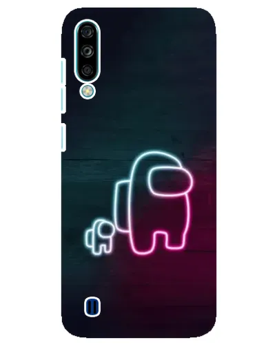 Чехол для ZTE Blade A7 (2020) с картинкой «Among Us неон-арт»