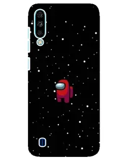 Чехол для ZTE Blade A7 (2020) с картинкой «Красный Among Us»