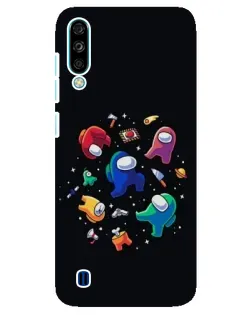 Чехол для ZTE Blade A7 (2020) с картинкой «Among Us космос»