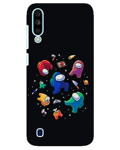 Чехол для ZTE Blade A7 (2020) с картинкой «Among Us космос»