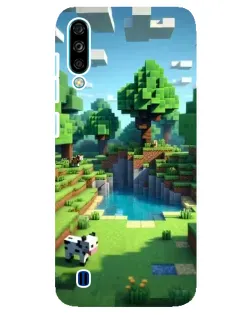 Чехол для ZTE Blade A7 (2020) с картинкой «Minecraft летний день»