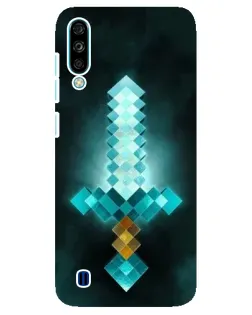 Чехол для ZTE Blade A7 (2020) с картинкой «Алмазный меч неон»