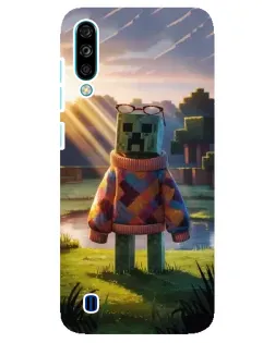 Чехол для ZTE Blade A7 (2020) с картинкой «Крипер в свитере»