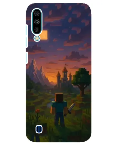 Чехол для ZTE Blade A7 (2020) с картинкой «Стив у башни» Чехол для ZTE Blade A7 (2020) с картинкой «Стив у башни»