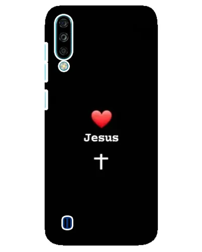 Чехол для ZTE Blade A7 (2020) с картинкой «Сердце - Jesus»