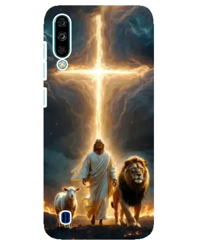 Чехол для ZTE Blade A7 (2020) с картинкой «Лев Иуды и Свет»