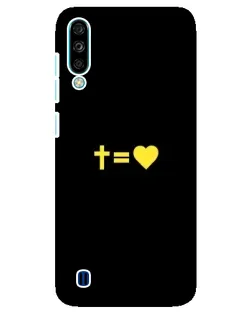 Чехол для ZTE Blade A7 (2020) с картинкой «Сердце и Крест»
