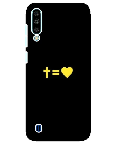 Чехол для ZTE Blade A7 (2020) с картинкой «Сердце и Крест»