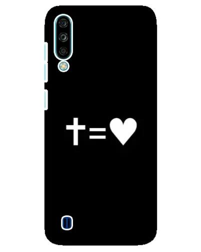 Чехол для ZTE Blade A7 (2020) с картинкой «Крест и Сердце»