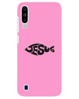 Чехол для ZTE Blade A7 (2020) с картинкой «Розовый символ  Jesus»