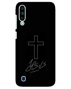 Чехол для ZTE Blade A7 (2020) с картинкой «Графический крест Jesus»