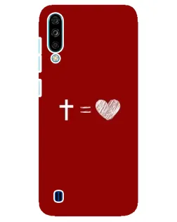 Чехол для ZTE Blade A7 (2020) с картинкой «Уравнение любви»