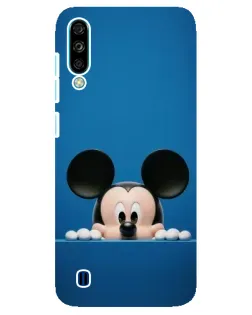 Чехол для ZTE Blade A7 (2020) с картинкой «Микки выглядывает»