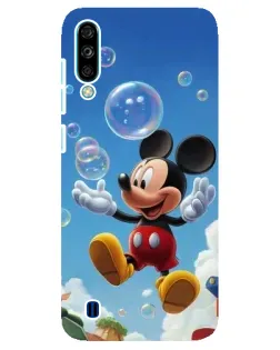 Чехол для ZTE Blade A7 (2020) с картинкой «Mickey и мыльные пузыри»