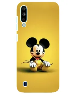 Чехол для ZTE Blade A7 (2020) с картинкой «Микки на желтом»
