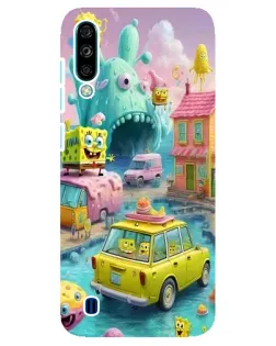 Чехол для ZTE Blade A7 (2020) с картинкой «Монстр-трак приключения»