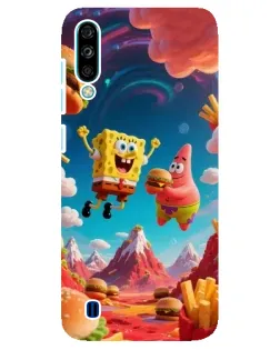 Чехол для ZTE Blade A7 (2020) с картинкой «Космический фастфуд»