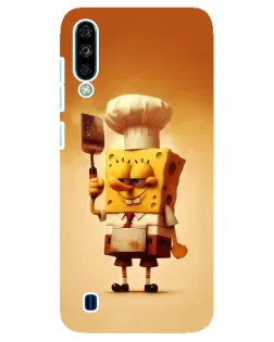 Чехол для ZTE Blade A7 (2020) с картинкой «Губка Боб повар»