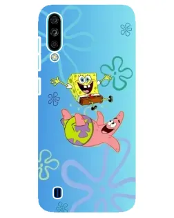 Чехол для ZTE Blade A7 (2020) с картинкой «Спанч Боб и Патрик»