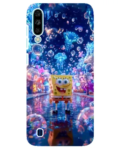 Чехол для ZTE Blade A7 (2020) с картинкой «Неоновый океан»
