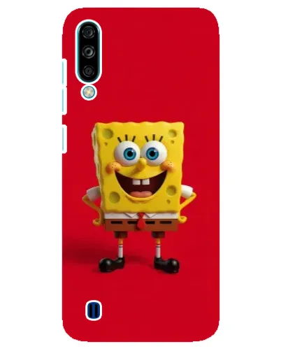 Чехол для ZTE Blade A7 (2020) с картинкой «Спанч Боб на красном»