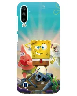 Чехол для ZTE Blade A7 (2020) с картинкой «Спанч Боб победитель»