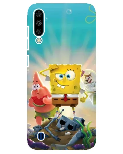 Чехол для ZTE Blade A7 (2020) с картинкой «Спанч Боб победитель»