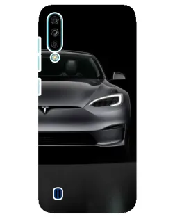 Чехол для ZTE Blade A7 (2020) с картинкой «Tesla Model S Look»