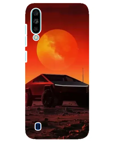 Чехол для ZTE Blade A7 (2020) с картинкой «Cybertruck на Марсе»