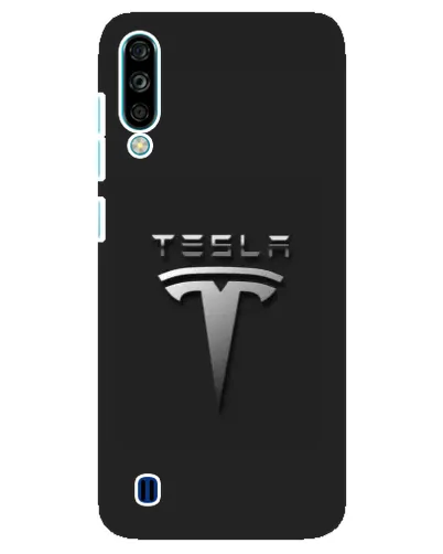 Чехол для ZTE Blade A7 (2020) с картинкой «Стальной логотип Tesla»