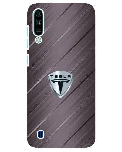 Чехол для ZTE Blade A7 (2020) с картинкой «Металлическая текстура Tesla»