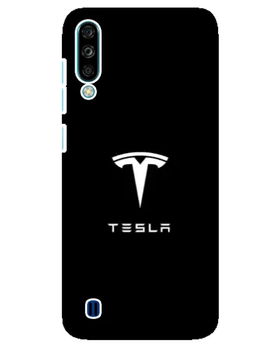 Чехол для ZTE Blade A7 (2020) с картинкой «Tesla White Logo»