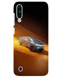 Чехол для ZTE Blade A7 (2020) с картинкой «Cybertruck в пустыне»
