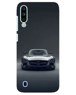 Чехол для ZTE Blade A7 (2020) с картинкой «Mercedes на черном»