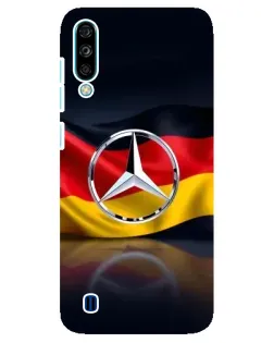 Чехол для ZTE Blade A7 (2020) с картинкой «Mercedes — флаг Германии»