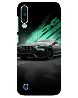 Чехол для ZTE Blade A7 (2020) с картинкой «Темный Mercedes AMG»