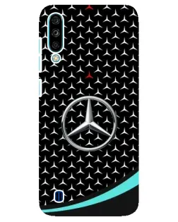 Чехол для ZTE Blade A7 (2020) с картинкой «Mercedes — бирюзовый акцент»