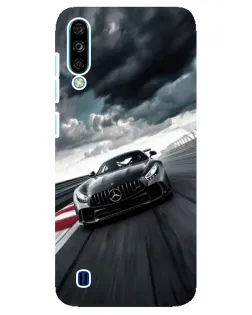 Чехол для ZTE Blade A7 (2020) с картинкой «Гоночный Mercedes AMG»