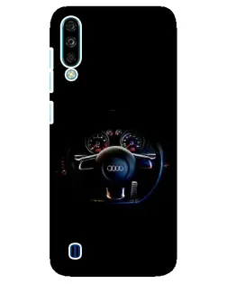 Чехол для ZTE Blade A7 (2020) с картинкой «Салон Audi — руль»