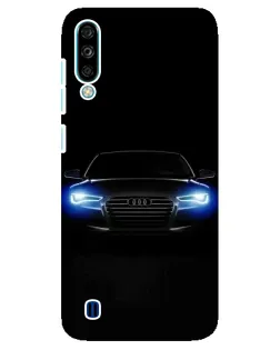 Чехол для ZTE Blade A7 (2020) с картинкой «Audi в неоне»