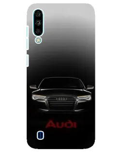 Чехол для ZTE Blade A7 (2020) с картинкой «Audi — градиентный контур»