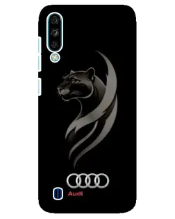 Чехол для ZTE Blade A7 (2020) с картинкой «Графика — пантера и Audi»