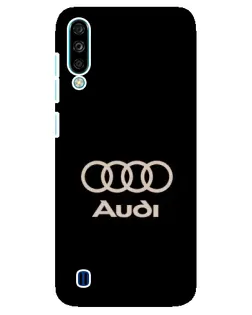 Чехол для ZTE Blade A7 (2020) с картинкой «Audi — золотой логотип»