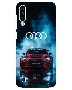 Чехол для ZTE Blade A7 (2020) с картинкой «Audi Sport — неон»